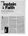 Einstein And Faith